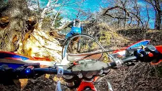 EXPLORING RED RIVER MOTORCYCLE TRAILS/BETA XTRAINER 300/TRAIL RIDE/ENDURO/HARD ENDURO/DRONE FOOTAGE