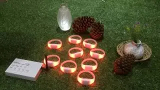 Rfid Wireless Remote Controlled Led Bracelets Light Up Wristbands For Events Factory Wholesale
