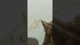 Nitika name signature #ytshortsindia #calligraphy #calligrahy #subscribemychannel #art #handwrit