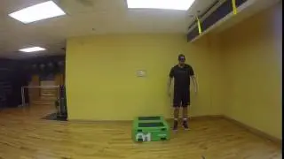 Plyo Box 1-2 Lateral Hop Take off inside leg