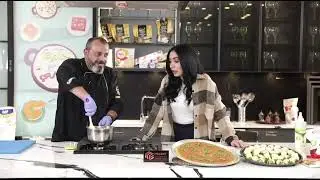 حلاوة الجبن بالقشطة والفستق الحلبي مع الشيف ايمن النوباني في برنامج حليها مع النوباني