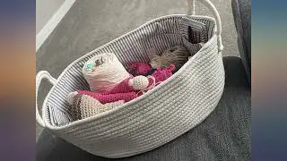 Emmy Baby Co. Rope Diaper Caddy Organizer - Large Nursery Storage Bin - Car review