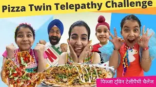 Pizza Twin Telepathy Challenge | RS 1313 FOODIE | Ramneek Singh 1313 | RS 1313 VLOGS