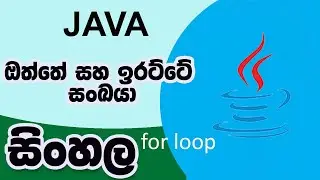 Java Odd And Even Numbers Example in Sinhala