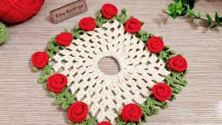 Crochet Rose Scrunchie 🌹 | The Cutest Hair Accessory You&rsquo;ll Ever Make!