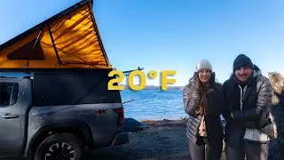 Winter Truck Camping in 20&deg;F | Our Coldest Night in the New Rig