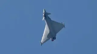 Eurofighter Typhoon FGR4 Royal Air Force RAF flying Display RNAS Yeovilton Air Day 2018