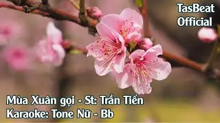 Karaoke Mùa Xuân Gọi - Tone Nữ | TAS BEAT