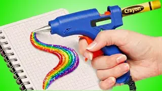 EASY CRAYONS ART & DRAWING TIPS FOR KIDS 🖍️