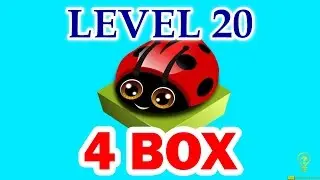 Sokoban Garden 3D Level 20 ( 4 Box ) - Best Solution