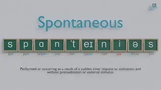 How to pronounce Spontaneous ?