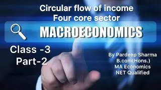 Circular flow of income and product four core sector model part -2 Macroeconomics #economics 