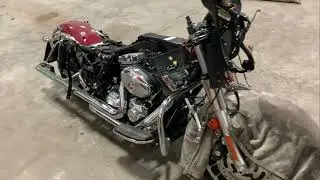 Harley Davidson ￼Before and after customizing 2012 Street Glide #harleydavidson #streetglide