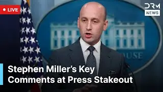 LIVE: Stephen Miller Speaks at Press Stakeout in Washington | AC1N