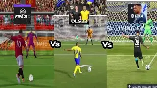 Fifa 22 Android offline vs Dls 22 vs fifa mobile 22 penalty comparison