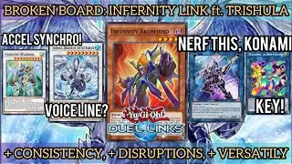 NERF THIS, KONAMI! INFERNITY LINK = + 3 DISRUPTIONS, -1 HAND & MORE! [Yu-Gi-Oh! Duel Links]