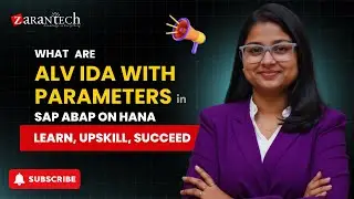 What are ALV IDA with Parameters in SAP ABAP on HANA | ZaranTech