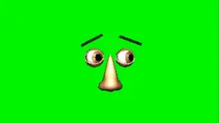 Latest Free HD cartoon Eye Nose green screen animation BKID007
