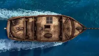 One-hour-long Ship 4K animated map - The Wavehammer Upper Deck