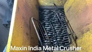 Metal Crusher, Metal Shredder, Metal Crushing Machine, Shredding Scrap Metal, #Scrapmetalcrusher,