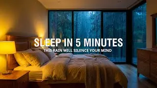 THIS RAIN WILL SILENCE YOUR MIND 🌧️ Soft Piano for Deep Sleep & Anxiety Relief 3 (Hours)