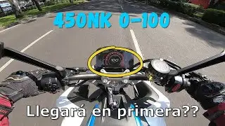 450NK 0-100 CFMoto 2024 #450nk #cfmoto #450sr #observacionesdiarias #motovlog #cfmoto1000