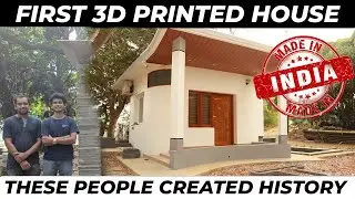 India's first 3D Printed House from IIT Madras  ( Latest Construction Technology ) #shorts