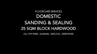 Residential / Domestic Herringbone Block Floor Restoration by Floorcare Services