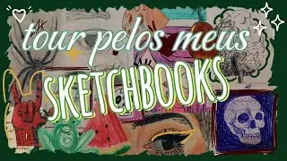 O que tem no sketchbook de uma iniciante?