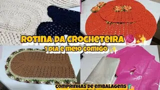 ⚠️Rotina da Crocheteira 🧶 vem passar  1 dia e meio comigo 🧶