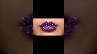Purple Cactus Lipstick ASMR | Surreal Desert Lip Reveal in 4K #lipstick  #purplelipstick #asmr