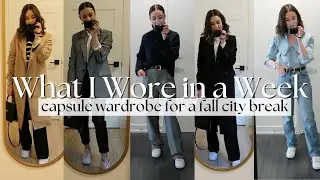 What I Wore In A Week | Packing for a Fall City Break | Styled. by Sansha