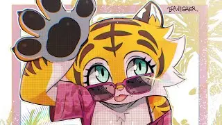 ⏩️Tigresa Celosa de Humano😡|Autor drawligator