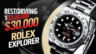 Is This $30000 Rolex Explorer Restoration REALLY Worth It? Video from Wristwatch Revival: Part 1