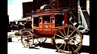 Old Tucson Studios: Wells Fargo comm filmed at Old Tucson's Mescal set.