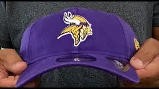 Minnesota Vikings CORE-CLASSIC STRAPBACK Purple Hat by New Era