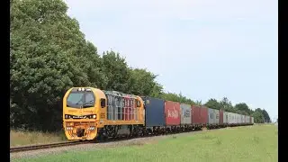KiwiRail Trains around Christchurch 10 / 1 / 2026 (4K)