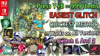 EASIEST Item Duplication Glitch is now even FASTER for all versions of Tears of the Kingdom
