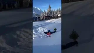 He Just Sank Into the Snow 😳❄️