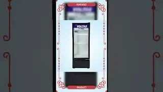 Voltas VC GT 220 SD P METALLICS FGLS Visi Cooler Single Door, 220 Liters, Black
