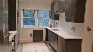 White Carrara Quartz. Mnm Stone. Kitchen Worktop Supply & Installation In Enfield. North London.
