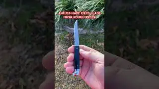 A MUST-HAVE FIXED BLADE FROM ROUGH RYDER 🐴🔥⚔️ #youtubeshorts #knife #edc
