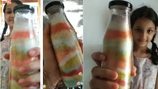 DIY sand art| made with salt | mehli's kitchen|