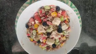 EASY and tasty 😋 Protein salad recipe | HEALTHY weight loss veg सलाद  | Asian salad
