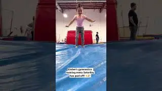 Toddler Getting Confident Doing Somersault #shorts