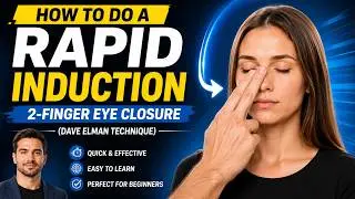 How to do a Rapid Induction: 2-Finger eye closure Induction (Dave Elman technique)
