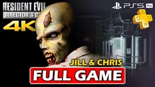 RESIDENT EVIL DIRECTOR'S CUT (PS5 PRO) PS+ Classic Gameplay Walkthrough FULL GAME JILL & CHRIS (4K)