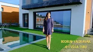 Bodrum Yalıkavak Özel Plajlı Sitede 4+1 Villa Turu
