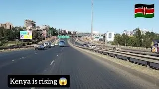 NAIROBI CBD TO NYERI | KENOL DUAL CARRIAGEWAY | KENYA ROADS | CENTRAL KENYA,Kenya is rising 🇰🇪