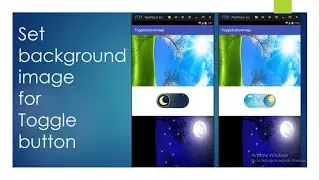 Set background image for Toggle button